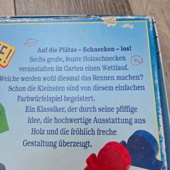 Snails Pace Race Game in German vintage game TEMPO, KLEINE SCHNECKE! - Picture 10 of 12